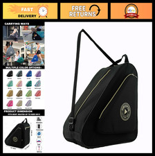 Skate Bag for Ice, Inline, Roller  Quad Skates - Durable, Lightweight, Kids  A