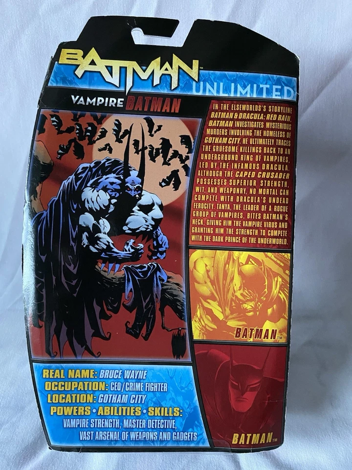 Batman Unlimited Vampire 7 Inch Action Figure Mattel DC COMICS NIB, Good Cond - Image 2 of 4