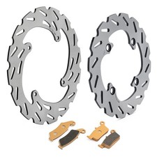 Front Rear Brake Disk Disc Rotor Pads For Honda XR250R XR400R 96-04 XR600R 93-00
