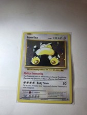 Pokémon TCG Snorlax XY179 Cosmos Holo Promo XY Black Star Promo NM on eBay