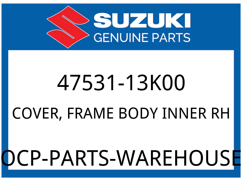 COVER,FRAME BODY INNER RH