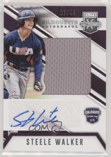2017 Elite Extra Edition USA Collegiate Silhouette 63/99 Steele Walker Auto b4a