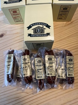 Fresh Made LANDJAEGERS Cajun Style By Zubers &Wilderness Smokehaus Order (10 Pk)