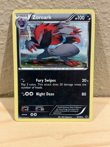 Zoroark 67/98 Holo Rare Emerging Powers Pokemon LP