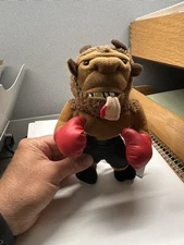 1997 InFamous Meanies Mike Tyson Bison Stuffed Toy w/ Original Tag Idea Factory