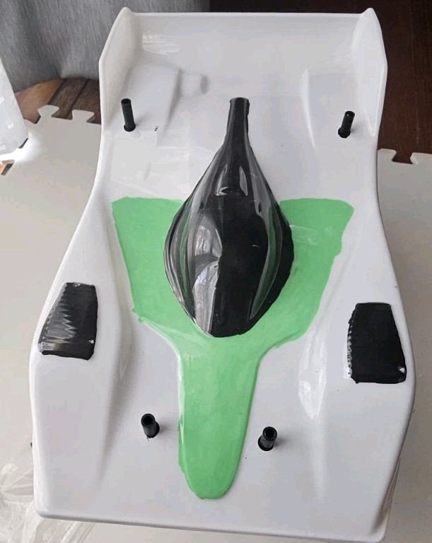 KAWADA M335 M300SR 1/12 On-Road Roller - Includes Body,Wheels, LP Savox 1251MG