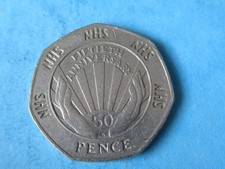 1998 NHS 50th anniversary fifty pence 50p coin