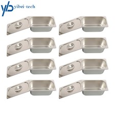 8Pack 6 Inch Deep 1/3 Size Steam Table Pans Non-Stick Standard Kitchen Utensils