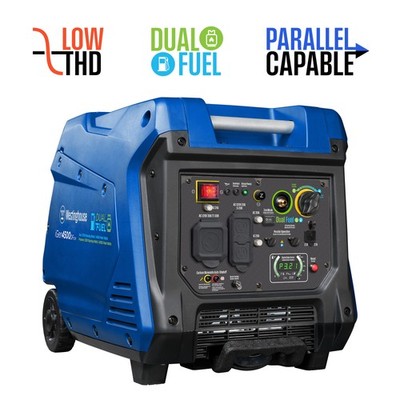 Westinghouse Open Box 4500 Watt Dual Fuel Portable Inverter Genertator