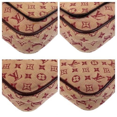LOUIS VUITTON Monogram Mini Juliet MM M92219 Schultertasche Pochette Rosa Braun - Bild 3 von 10