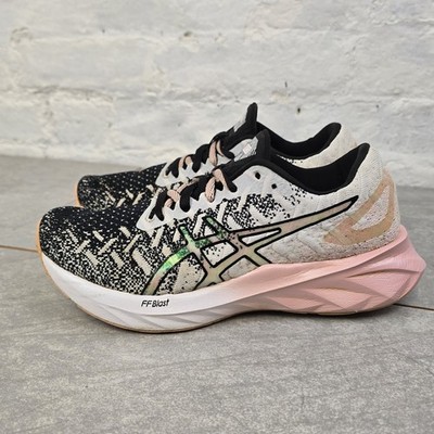 Asics Dynablast Laufschuhe UK 5 weiß pink schwarz FF BLAST