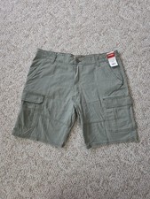 Wrangler Men  s Cargo Shorts Authentics Size 40 Olive Green 10ZM6ACDO