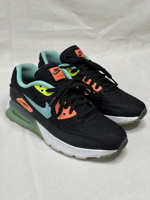 Air Max 90 Ultra SE GS Black Turquoise Bright Mango Size 6Y Youth