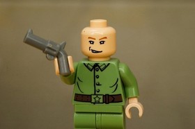 Lego Indiana Jones Minifigure Russian Guard Soldier #2 iaj017 7625 7626
