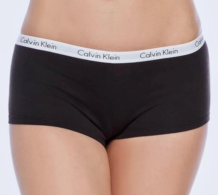 Calcinha Calvin Klein Carrossel Algodão Preto Branco Menino NOVA Feminina Tamanho M 6 - Imagem 3 de 4