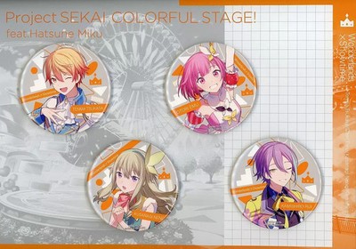 Badge & Pins Wonderland x Showtime Can Badge Set (Set of 4) ''Project Sekai