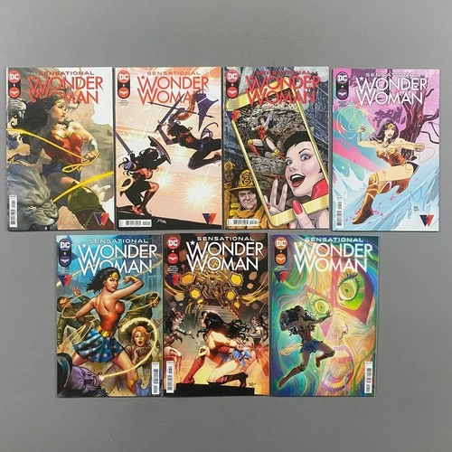 SENSATIONAL WONDER WOMAN 1-7 1 2 3 4 5 6 7 COMPLETE SERIES (2021, DC COMICS)