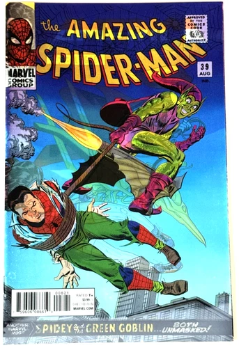 AMERICA #8 BEN CALDWELL LENTICULAR HOMAGE AMAZING SPIDER-MAN #39 VARIANT 2017 NM