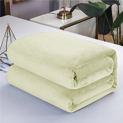 Large Fleece Blanket Super Soft Reversible Bed Sofa Throw Single Double King - Picture 11 of 51
