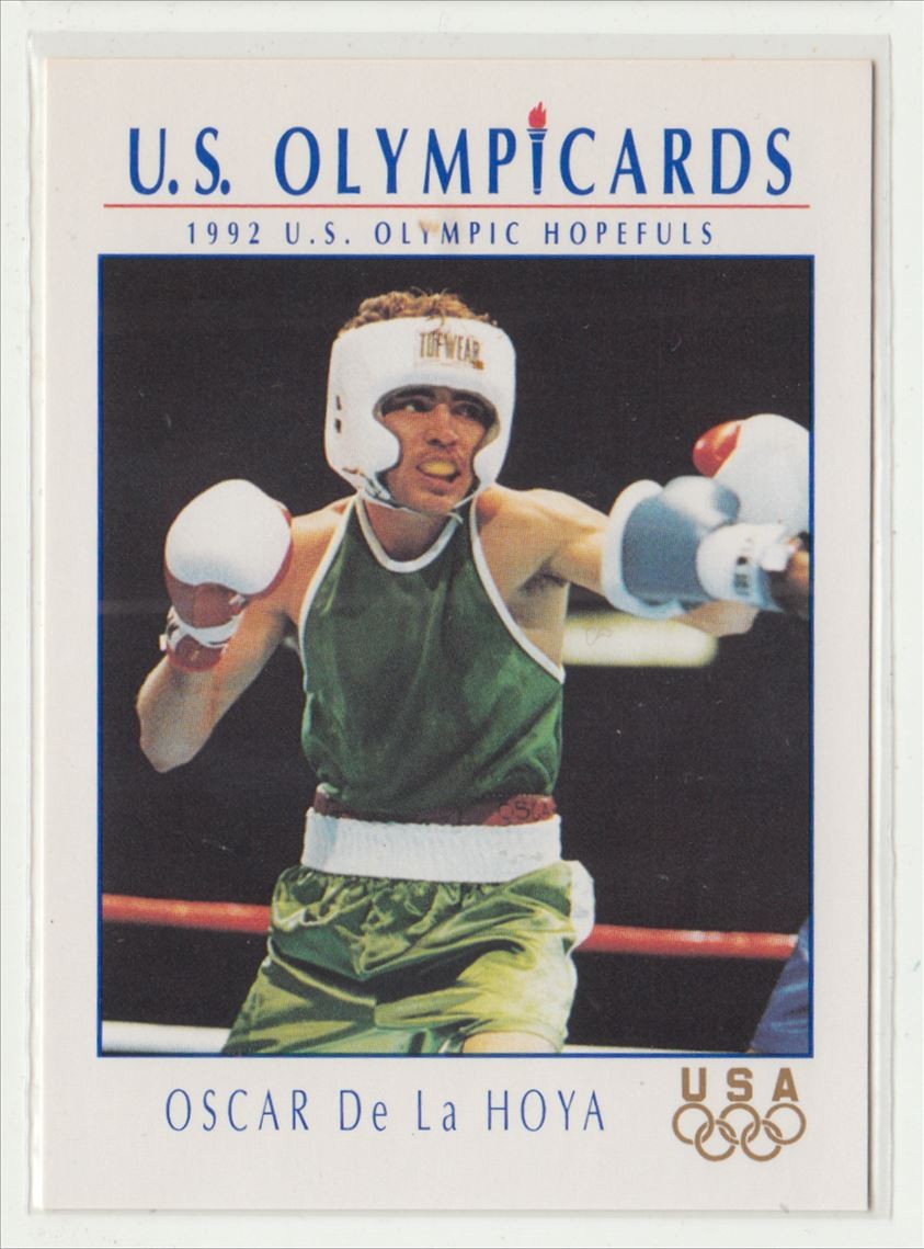 1992 Impel U.S. Olympic Hopefuls Oscar de la Hoya #23 Boxing
