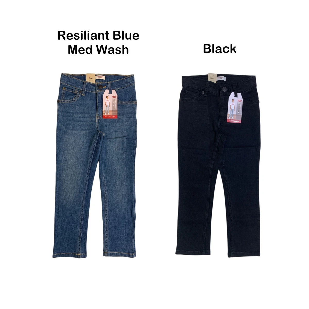Skinny jeans voor jongens 510 van Levi's - zwart, Jongens Skinny jeans voor jongens 510 van Levi's - zwart, Jongens