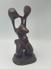 Vintage Abstract  Cuban Modern Hand Carved Wood Art Sculpture fermin_castro ??