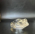 Steuben Glass FROG Toad 3" Hand Cooler or Paperweight Adorable!