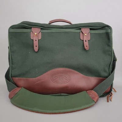 Vintage Orvis Gokey Battenkill Luggage Carry On Canvas Leather Double Sided