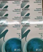 Illustrative Mathematics Grade 3 Student Workbook Unit 1-8 Math