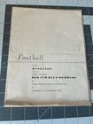 Vintage Football program WW2 World War Two . Canadian Military Mustangs Boombers
