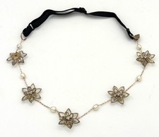 One Crown In Glory Velvet and Crystal Headpiece