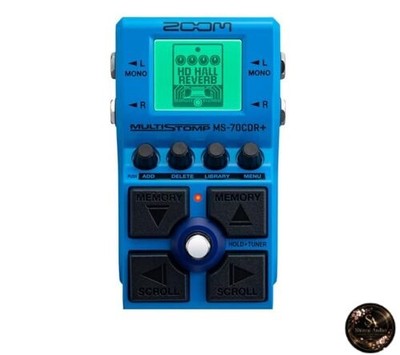 ZOOM MS-70CDR Plus Spatial Effects Multi-Stompbox with 149 Effects Compatible