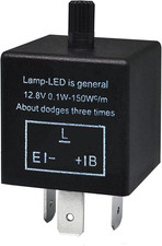 CF-14 Led Flasher Relay, 3 Pins Adjustable Turn Signal Relay CF14 - Flasher Rela