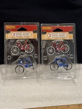 Lemax Christmas Village Bicycles 14377 2 Pack...