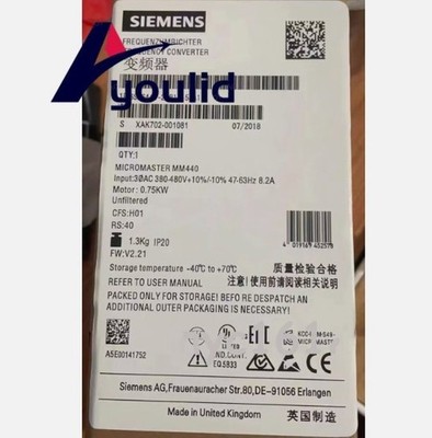 1PCS NEW   MICROMASTER 440 6SE6440-2AB17-5AA1 US Free tax #to
