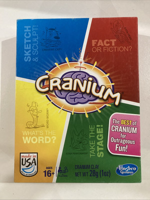2013 Cranium Clay Party Board Game Family Knowledge Ages 16+ Players 4+ Hasbro
