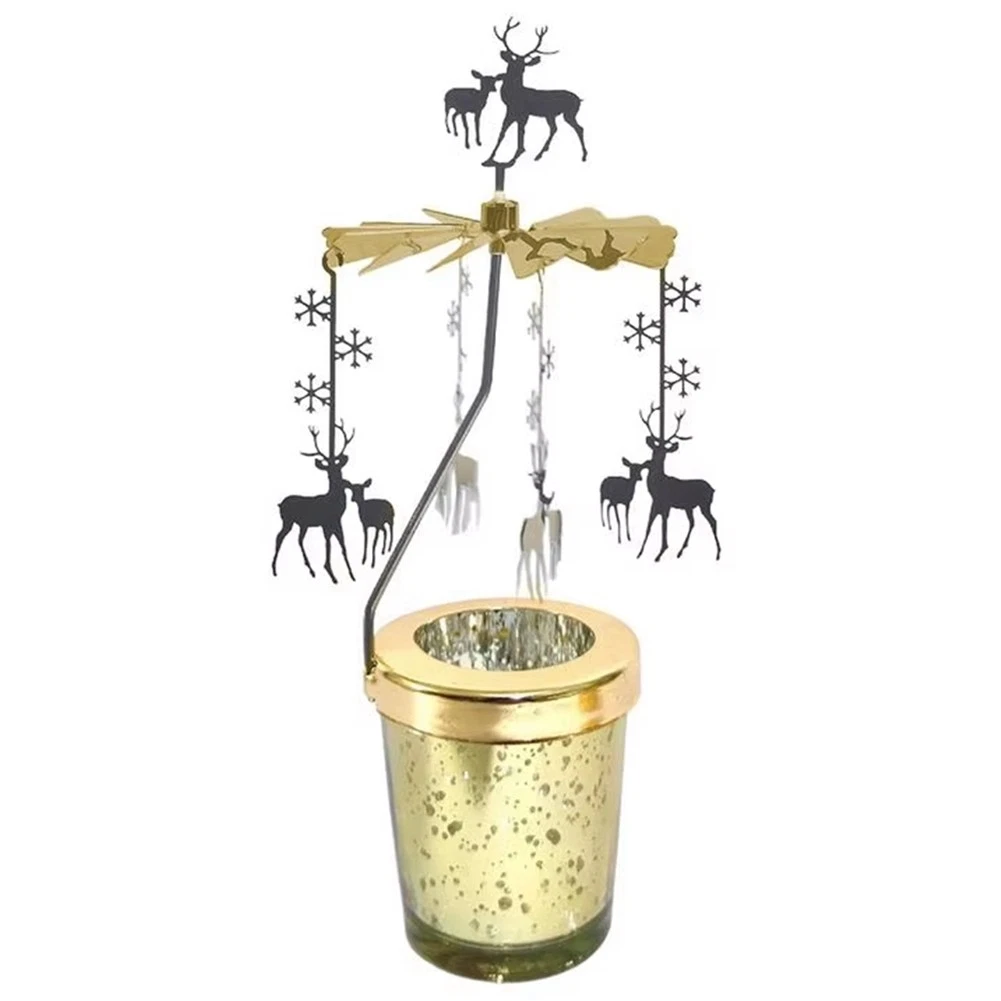Portacandele Metallo Nero Con Sagoma Città – Per 4 Tealight, 19x8x8 Cm, Con Base In Legno MDF E Feltrini Antigraffio - 3