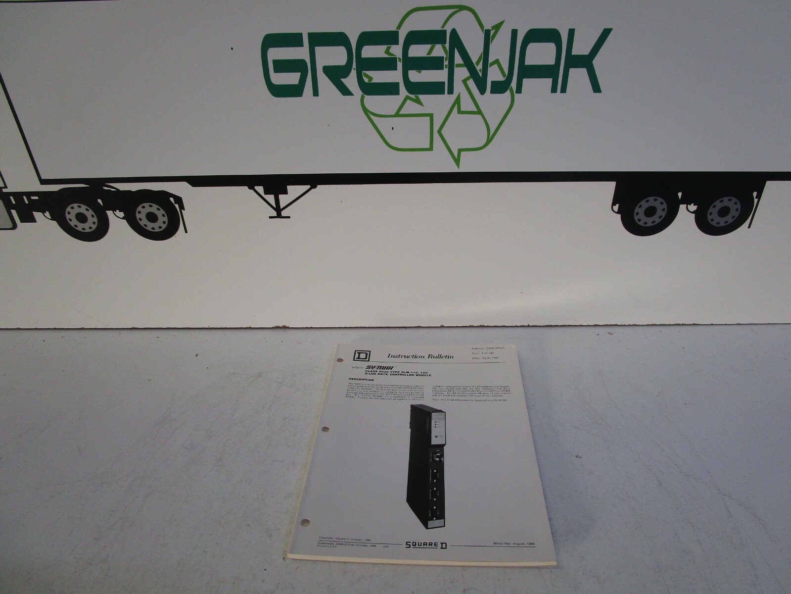 SQUARE D 30598-272-03 SY/MAX CONTROLLER MODULE INSTRUCTION BULLETIN - FREE SHIP