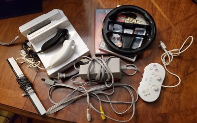 Nintendo Wii - White Console (Read Desc.) 650045596046| eBay