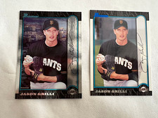 (2) 1999 BOWMAN & BOWMAN INTERNATIONAL PARALLEL JASON GRILLI #117 BASEBALL CARDS