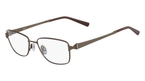 NEW FLEXON LANA 210 Brown Flexible Titanium Eyeglasses 53/17/135 with Case - 第 1/2 張圖片