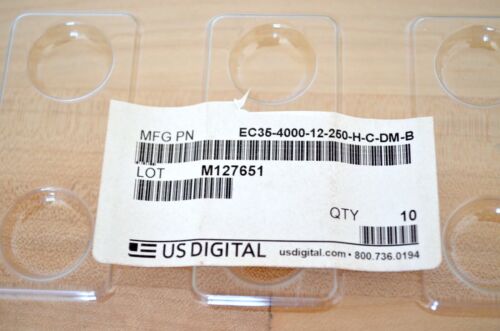 New US Digital EC35 Optical Commutation Encoder 4000cpr 12-pole, for 1/4" Shaft - Picture 3 of 12