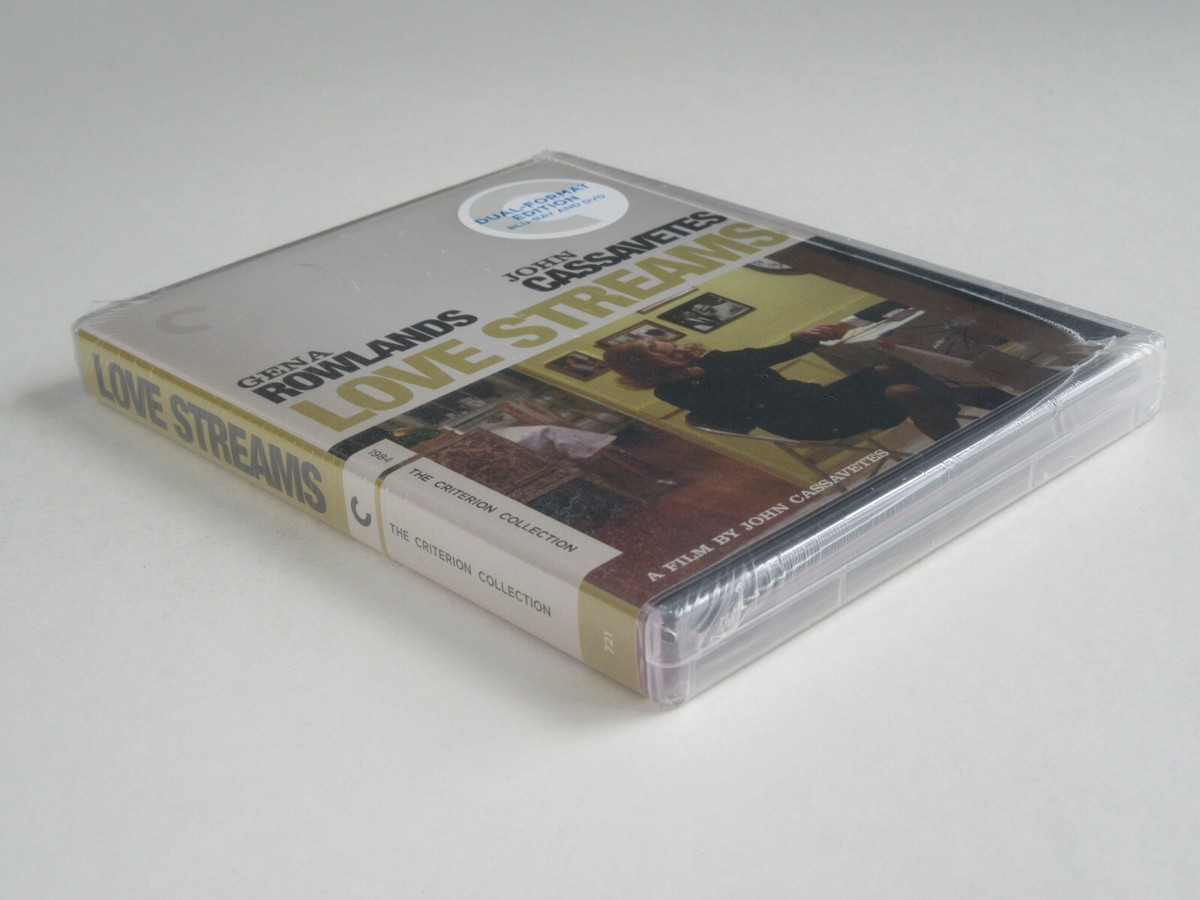 LOVE STREAMS (Blu-ray+DVD, Criterion Collection) John Cassavetes BRAND NEW  RARE!