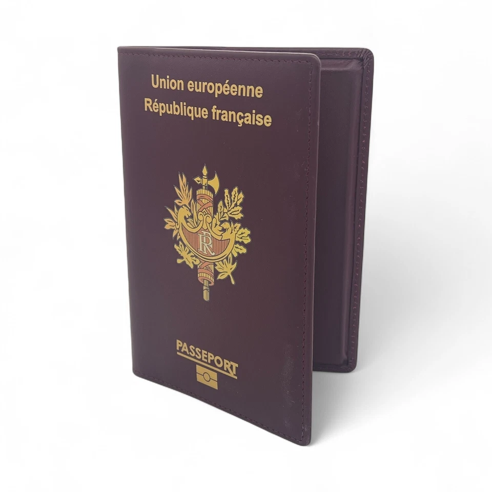 France Genuine Leather Crafted Travel Passport Wallet/Holder - Image 2 of 4