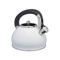 LOVELLO STOVE TOP WHISTLING KETTLE 2.5LTR ICE WHITE