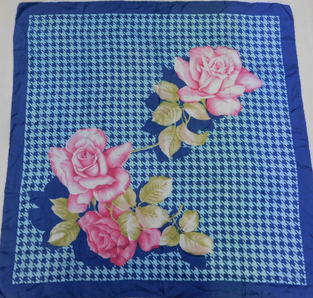 Foulard Seta Pura Donna Foulard 100% Pura Seta Silk Vintage Donna