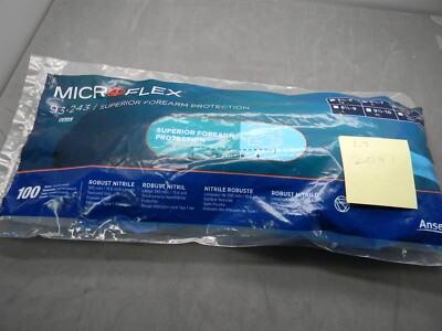 Ansell Microflex 93-243 Gloves, Size Small, 6 1/2 - 7, Pack of 100