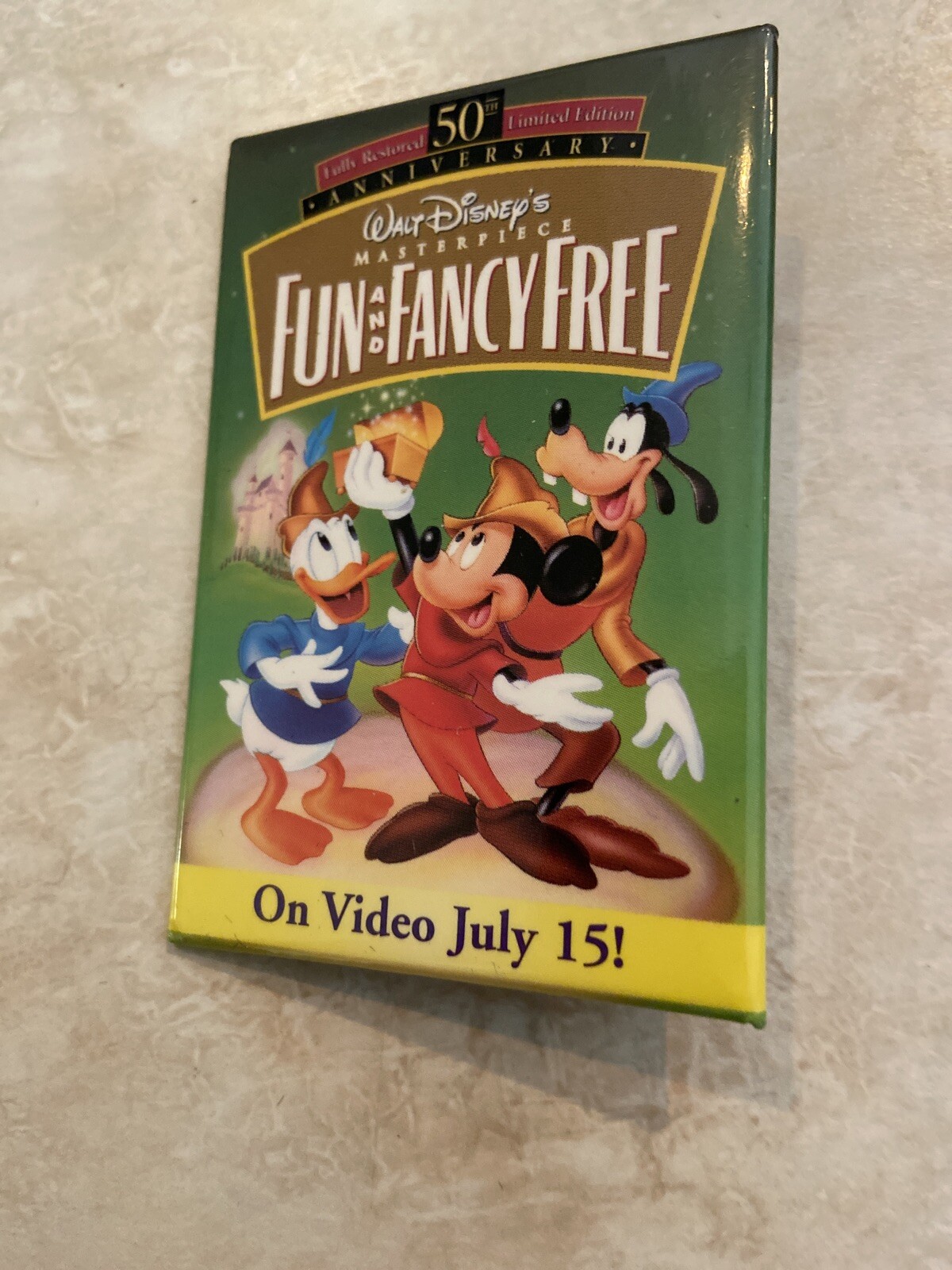 Fun and Fancy Disney Masterpiece 50th Limited Addition Pin