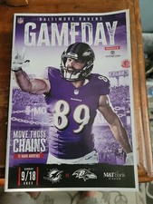 BALTIMORE RAVENS 9/18/22 GAMEDAY PROGRAM vs MIAMI DOLPHINS HOME GAME 1 ANDREWS