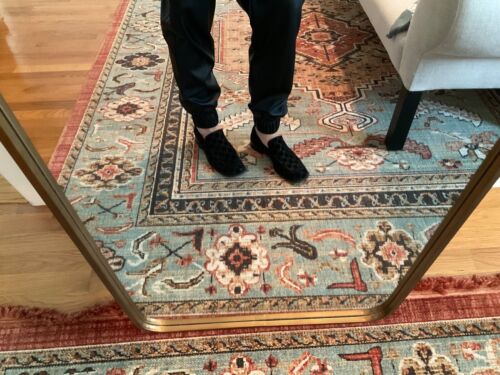 Beautiful Vintage Gucci GG Black Suede Loafers Women's Size 9B Very Nice 🔥🔥🔥 - Picture 4 of 18